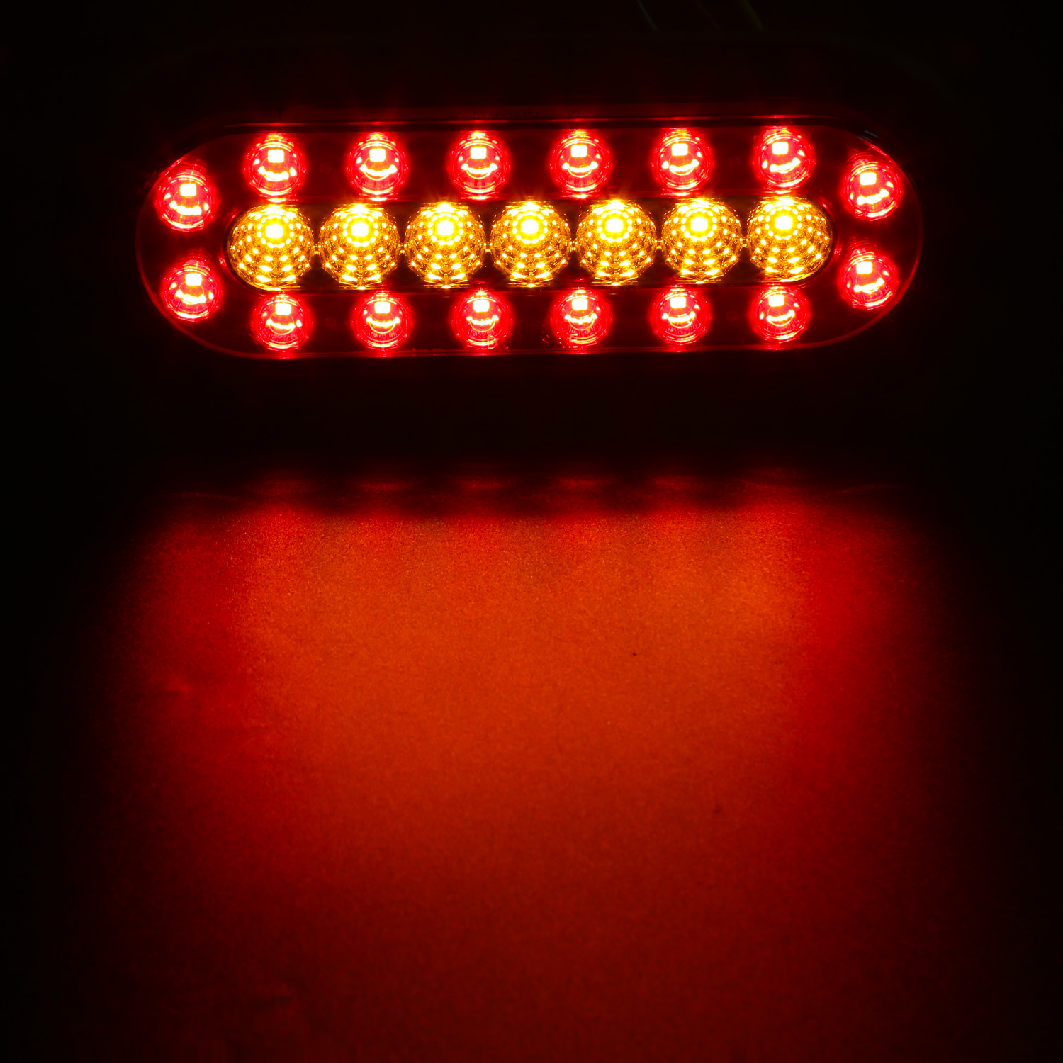 Квадратный водонепроницаемый светодиодный хвостовой свет, светодиодный хвостовой свет для грузовика, 48 Вт светодиодный хвостовой свет, светодиодный хвостовой свет горячих