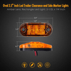 Дорожный просвет для прицепа Лампа задних боковых указателей Светодиодная лампа бокового габаритного огня автомобиля