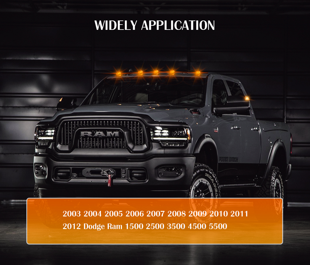 24V светодиодный маркер крыши кабины для Dodge Ram 2015