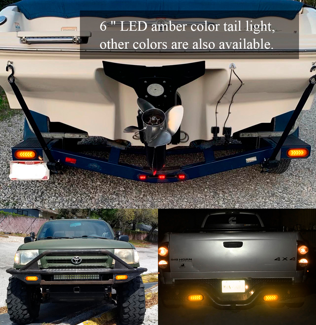 6 -дюймовый светодиодный хвостовой свет 6 