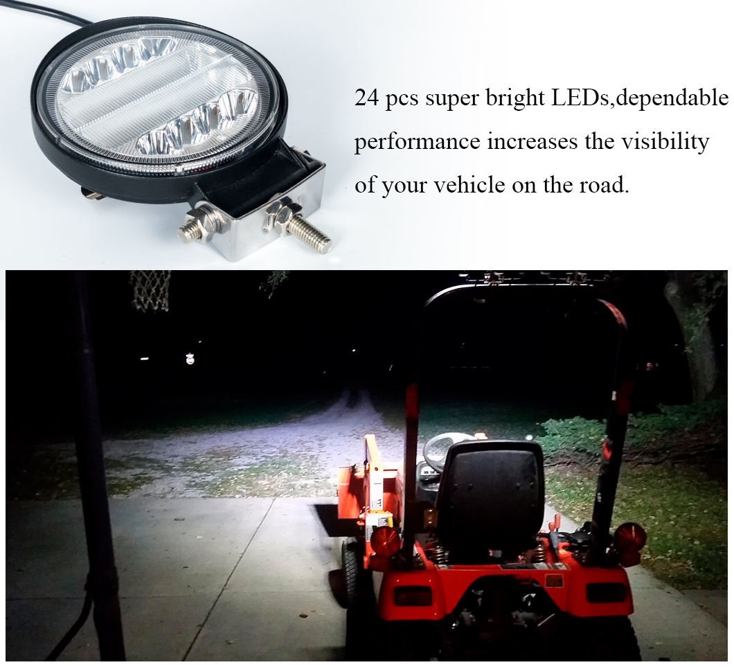 4 -дюймовый светодиодный ламп 72W 4 