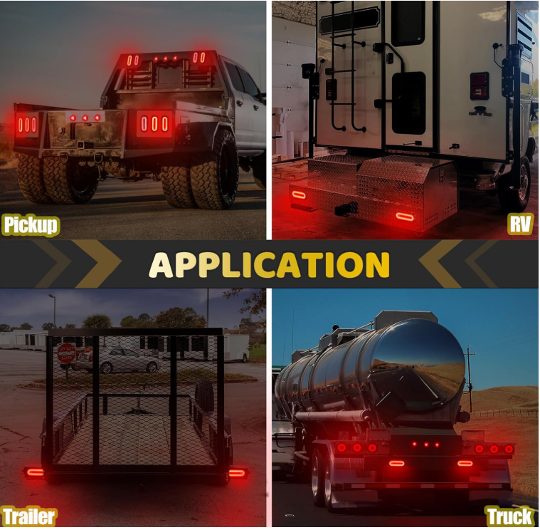 Задний фонарь стоп-сигнала, светодиодный автомобильный фонарь, светодиодный задний фонарь 6 дюймов, светодиодный задний фонарь горячей продажи, водонепроницаемый светодиодный задний фонарь горячей продажи, лампа заднего фонаря для кабины