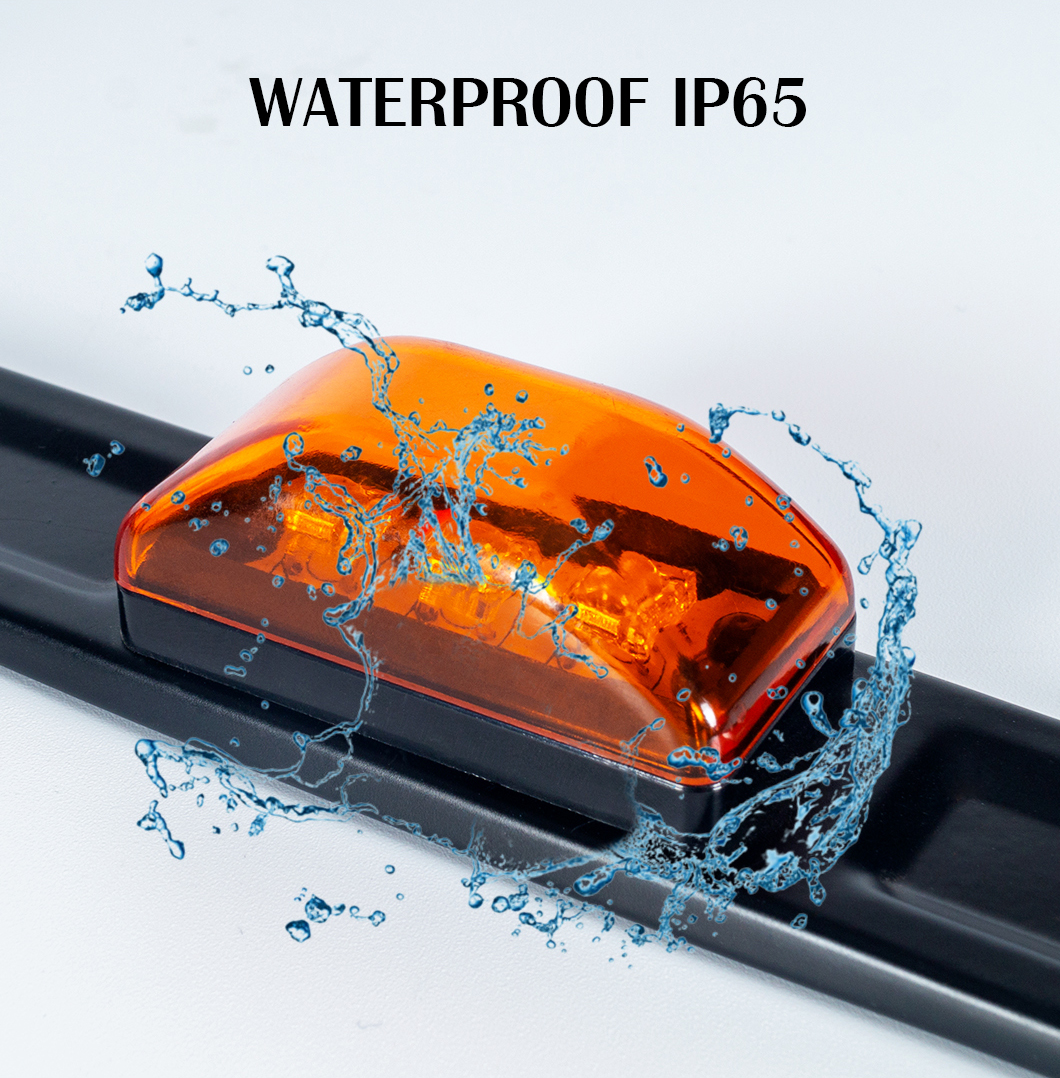 Красный габаритный светодиодный габаритный фонарь, светодиодный габаритный фонарь ID BAR, светодиодный габаритный фонарь из нержавеющей стали, светодиодный габаритный фонарь красного габаритного размера ID BAR, красный габаритный фонарь из нержавеющей стали