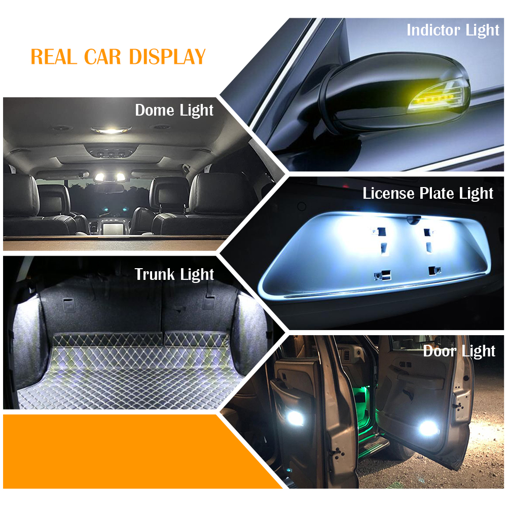 Canbus super яркий фестровый автомобильный светодиодный светодиодные лампочки