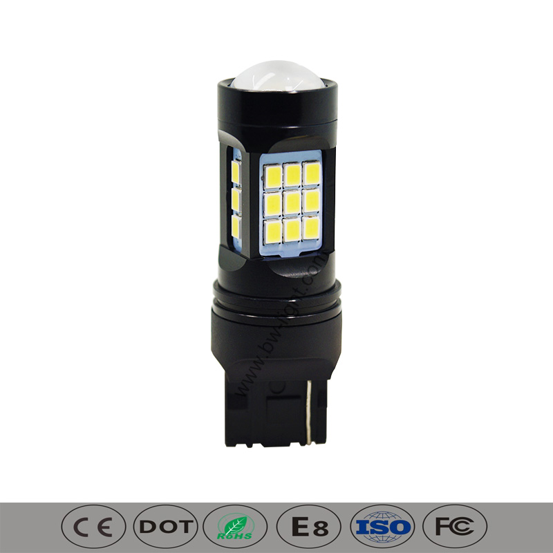 T20 7443 Светодиодная лампа желтого цвета для указателя поворота