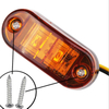 Овальный 2,5-дюймовый габаритный фонарь для прицепа Светодиодные боковые габаритные огни для автомобиля
