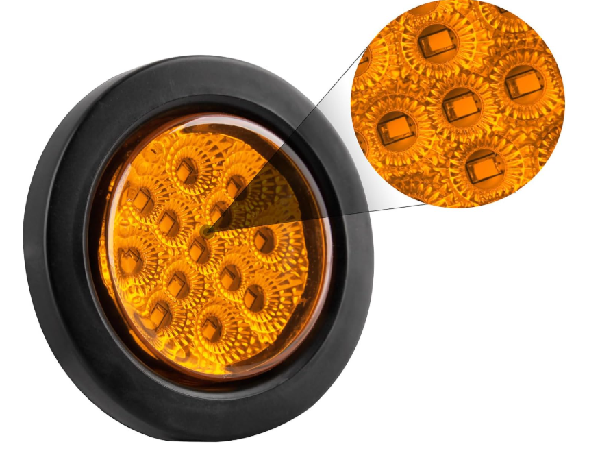 2,5-дюймовые круглые светодиодные боковые габаритные фонари Круглые фонари для прицепов