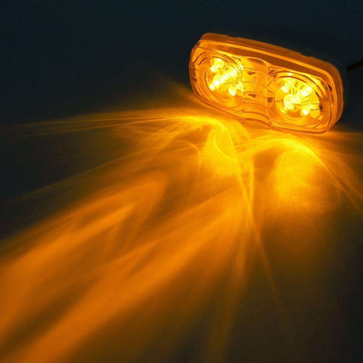 Светодиодный габаритный фонарь, двойной светодиодный габаритный фонарь &laquo;яблочко&raquo;, янтарный светодиодный габаритный фонарь, янтарный светодиодный габаритный фонарь для прицепа, двойной светодиодный габаритный фонарь &laquo;яблочко&raquo; для прицепа