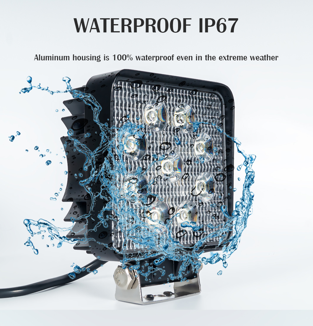 Автомобильная 48W*2 Светодиодный квадратный свет для грузовиков