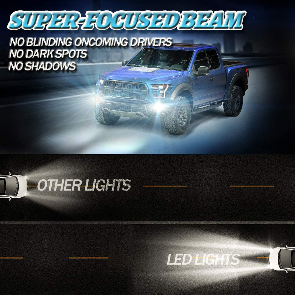  4-дюймовый Ford 2015-2020 F150 FOG светодиодный свет работы