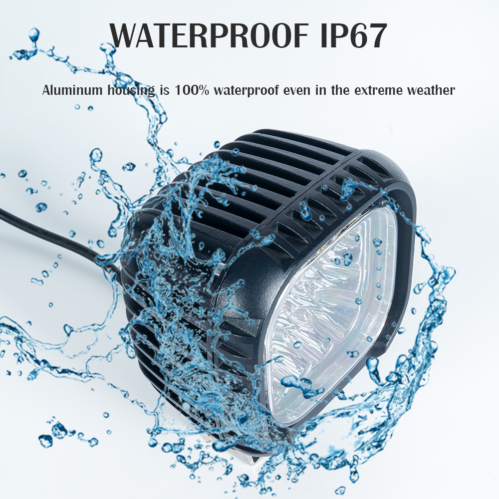 Белый 5 -дюймовый светодиодный завод для грузовиков для грузовиков