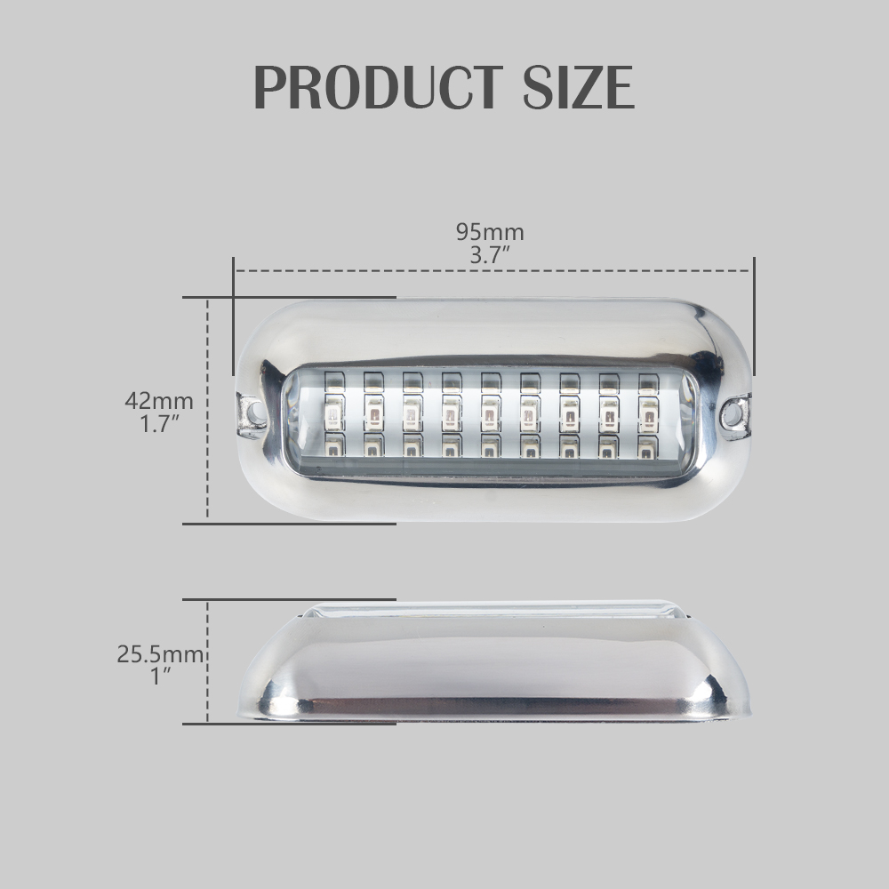 Водонепроницаемый корабль лодочный яхта синий морской свет с 304 из нержавеющей стали