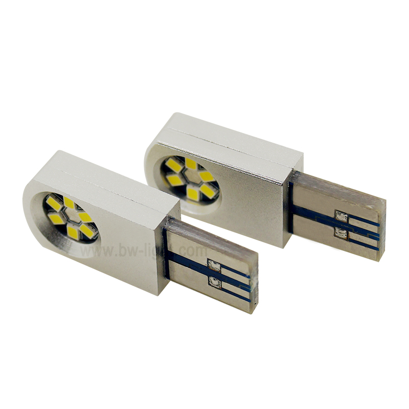 T10 Серый цвет Canbus Автоматическая светодиодная лампа 