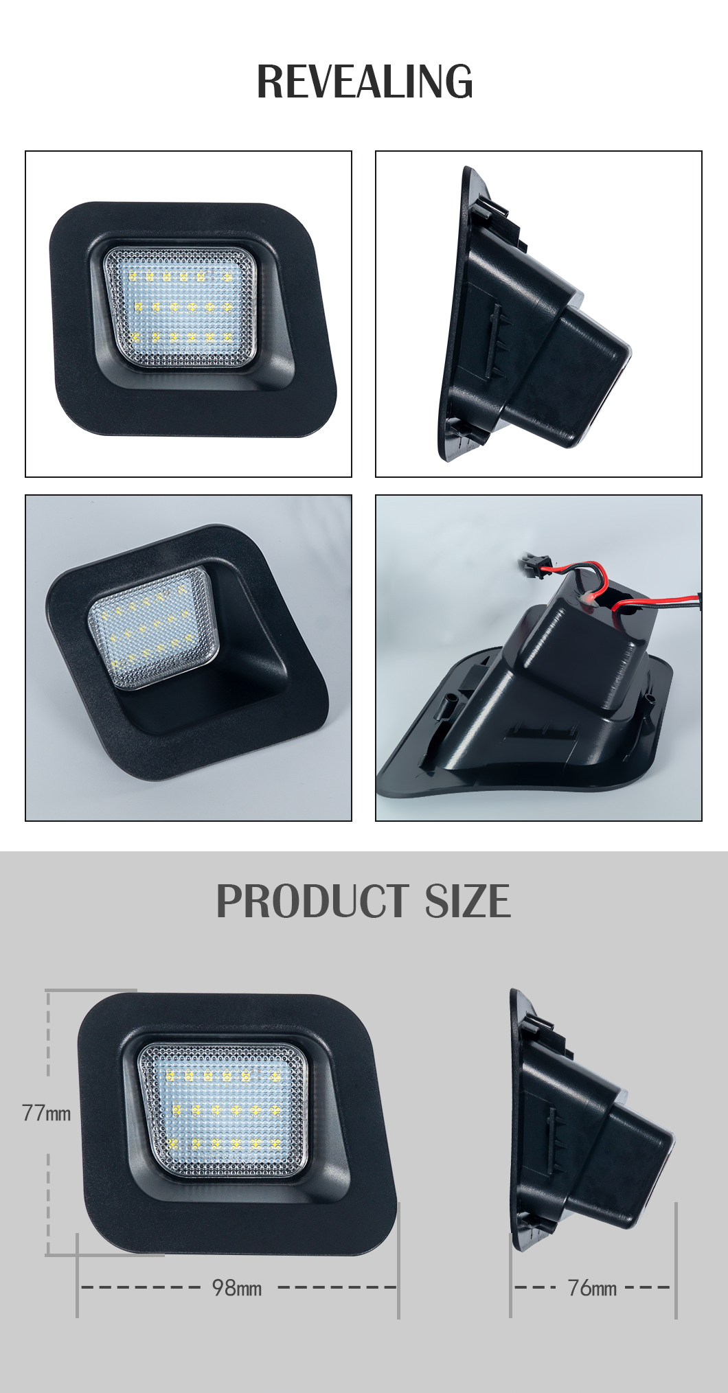 Светодиодный номерной знак 