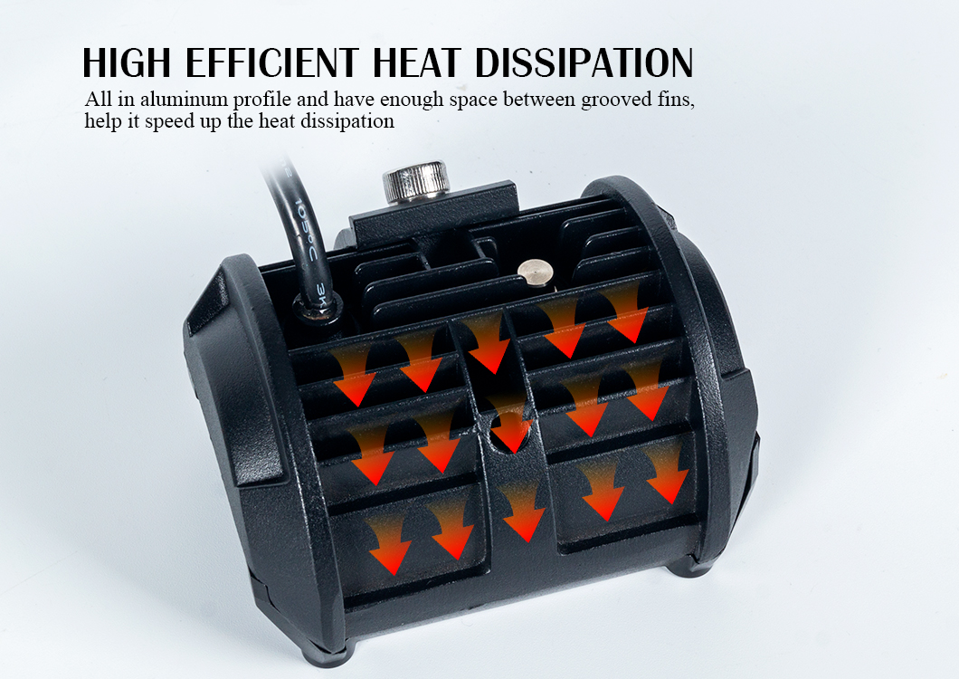 Combo Triple Row Led Spot Spot Triv