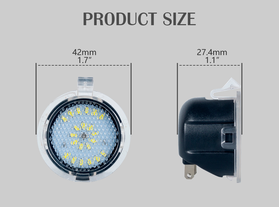 Белые светодиодные фонари заднего вида в зеркале, светодиодные фонари заднего вида в зеркале лужи, светодиодные фонари заднего вида в боковом зеркале Toyota, светодиодные фонари заднего вида в боковом зеркале Tundra, светодиодные фонари заднего вида в боковом зеркале Sequoia