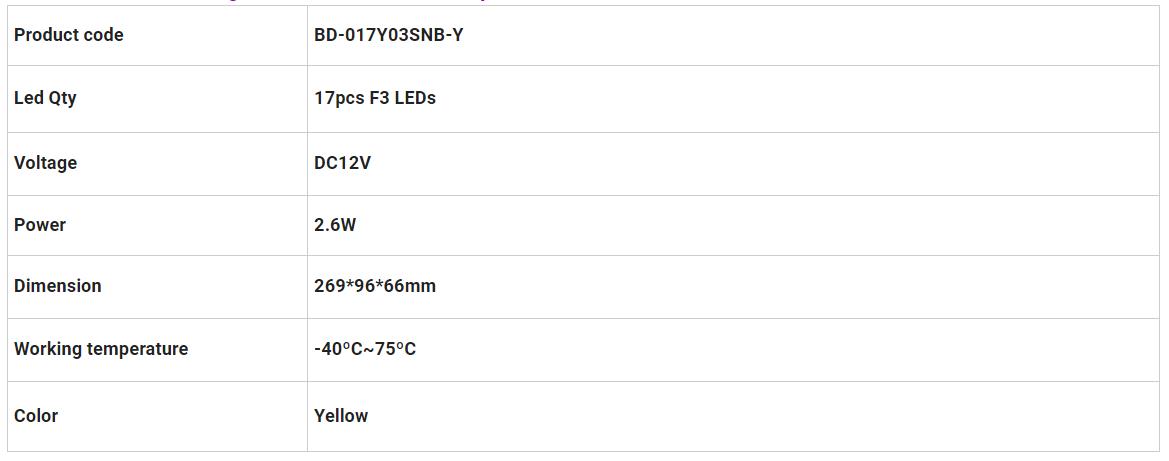 Грузовики Lights BD-017Y03SNB-Y