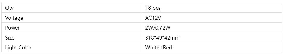 Chevy тормозные огни GX-018WR2835B-S