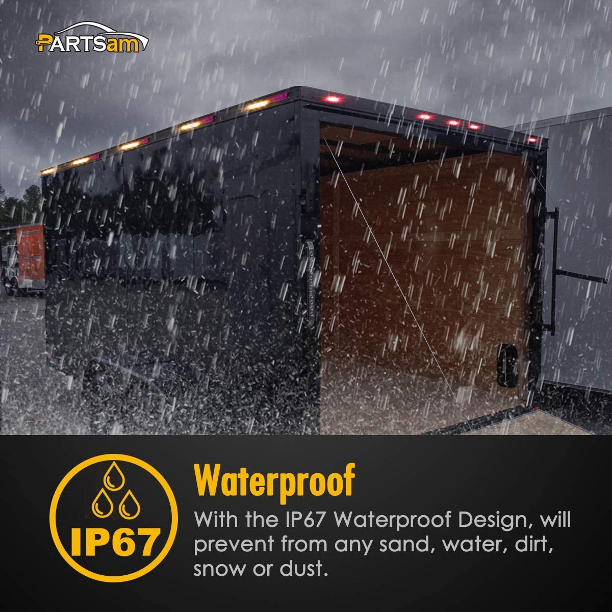 Светодиодный рабочий фонарь мощностью 27 Вт, квадратный водостойкий светодиодный рабочий фонарь, светодиодный рабочий фонарь горячей продажи 48 Вт, светодиодная автомобильная лампа синего цвета, третий стоп-сигнал для Ford Mazda