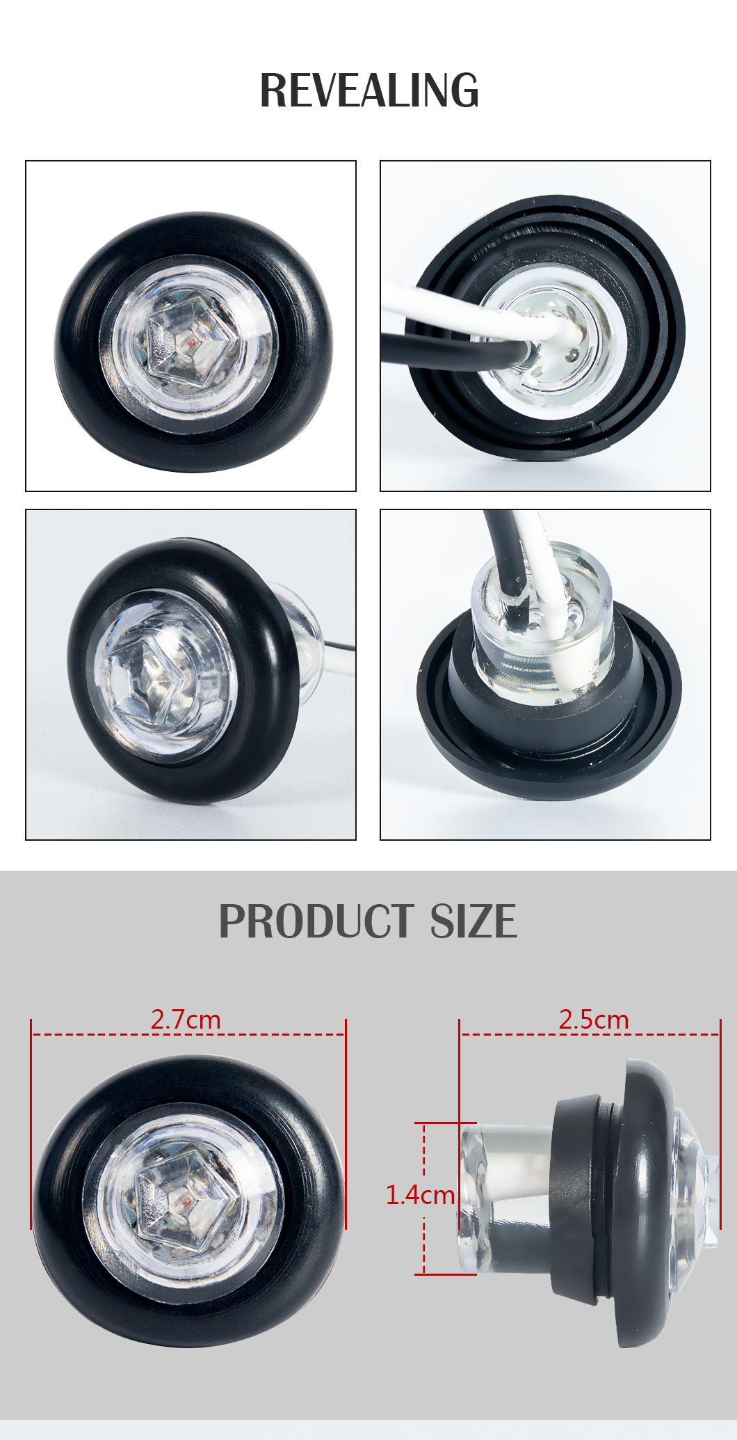 3/4 дюйма круглого маркера. 1.3/4 