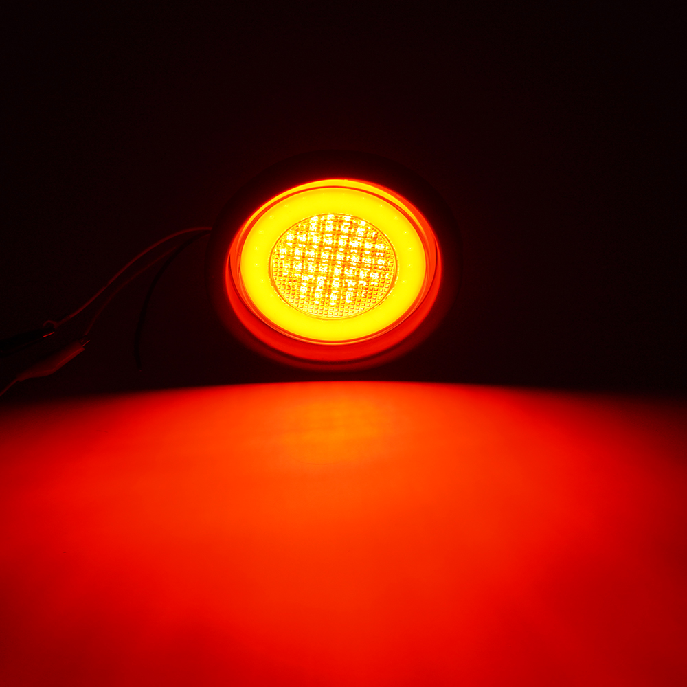 Новые 4 -дюймовые круглые светодиодные лампы с задними светильниками с заглушкой Grommet для трейлера по уборке трактора 