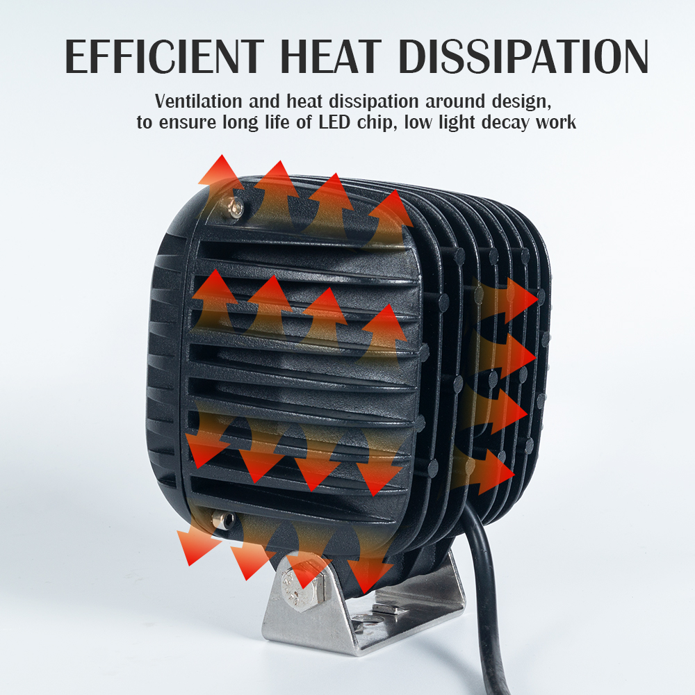 Белый 5 -дюймовый светодиодный завод для грузовиков для грузовиков