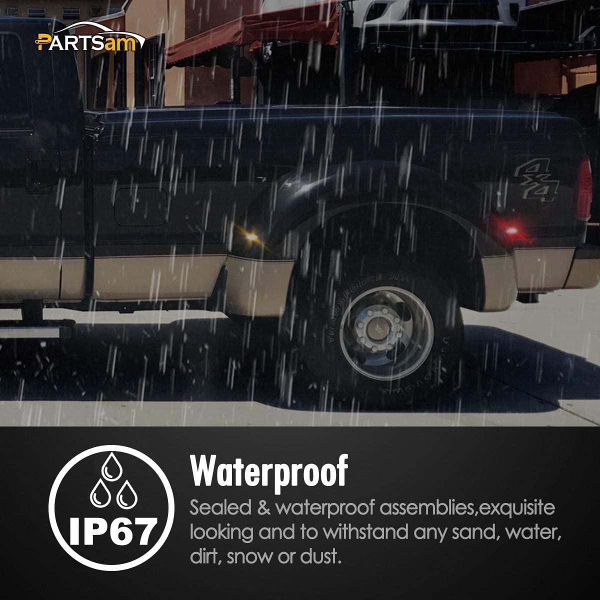 Светодиодный рабочий фонарь мощностью 27 Вт, квадратный водостойкий светодиодный рабочий фонарь, светодиодный рабочий фонарь горячей продажи 48 Вт, светодиодная автомобильная лампа синего цвета, третий стоп-сигнал для Ford Mazda