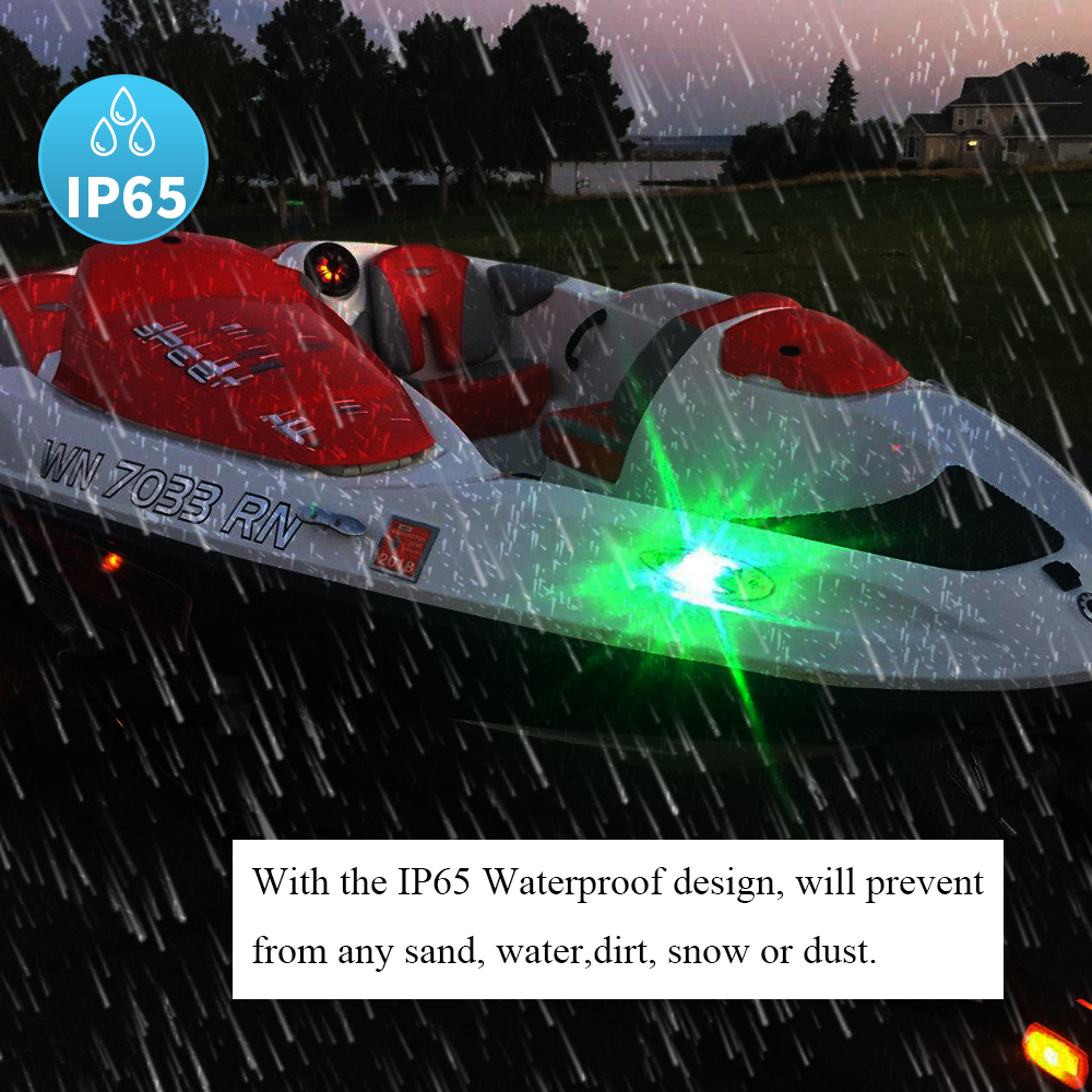 Светодиодная лодка прожектором навигационное яхту светодиодное освещение